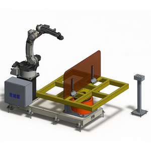 Single robot horizontal rotary positioner